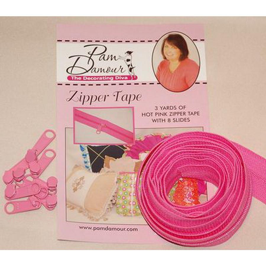 Zipper Tape 3yds Light Pink - Sewingmachinesplus.com