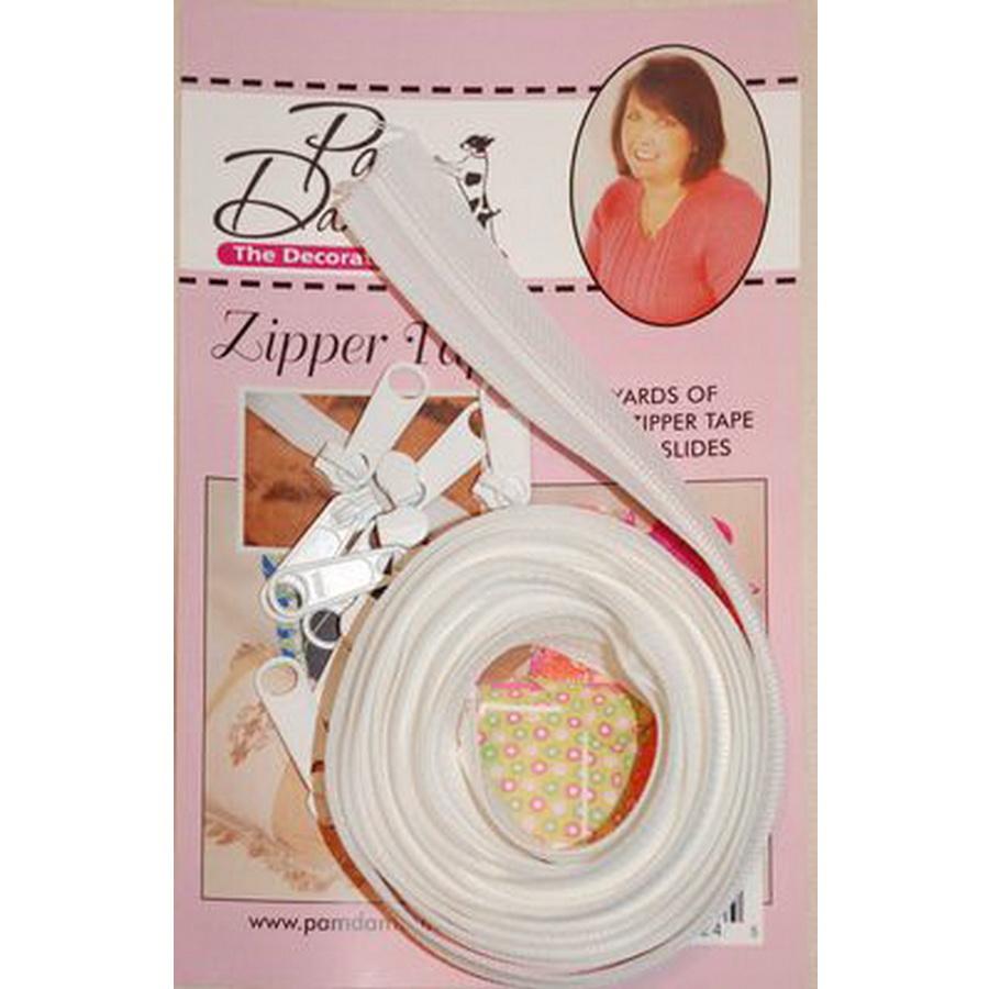 Zipper Tape 3yds white - Sewingmachinesplus.com