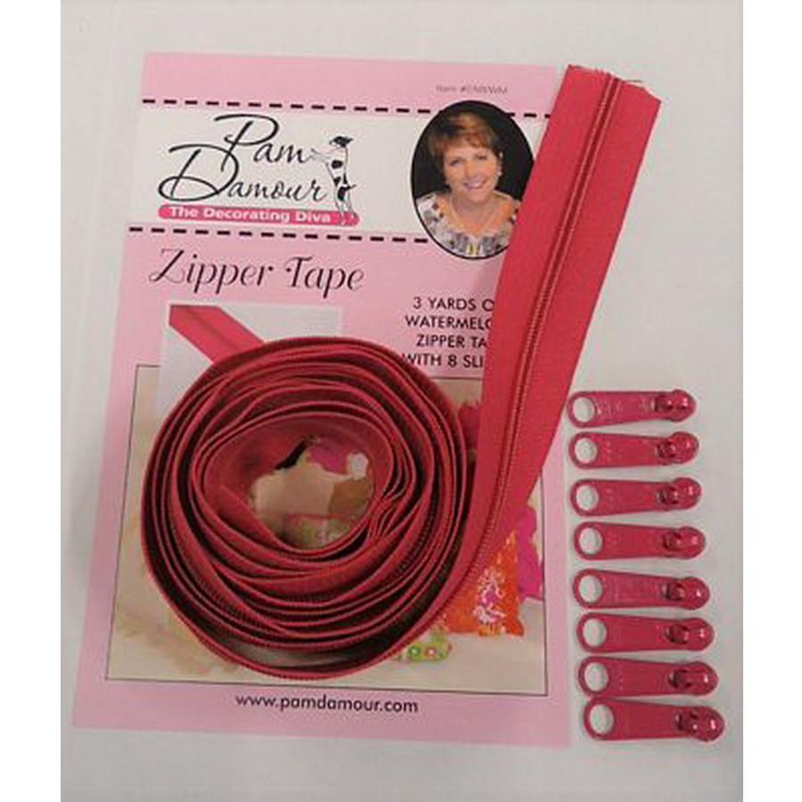 Zipper Tape 3yds Watermelon - Sewingmachinesplus.com