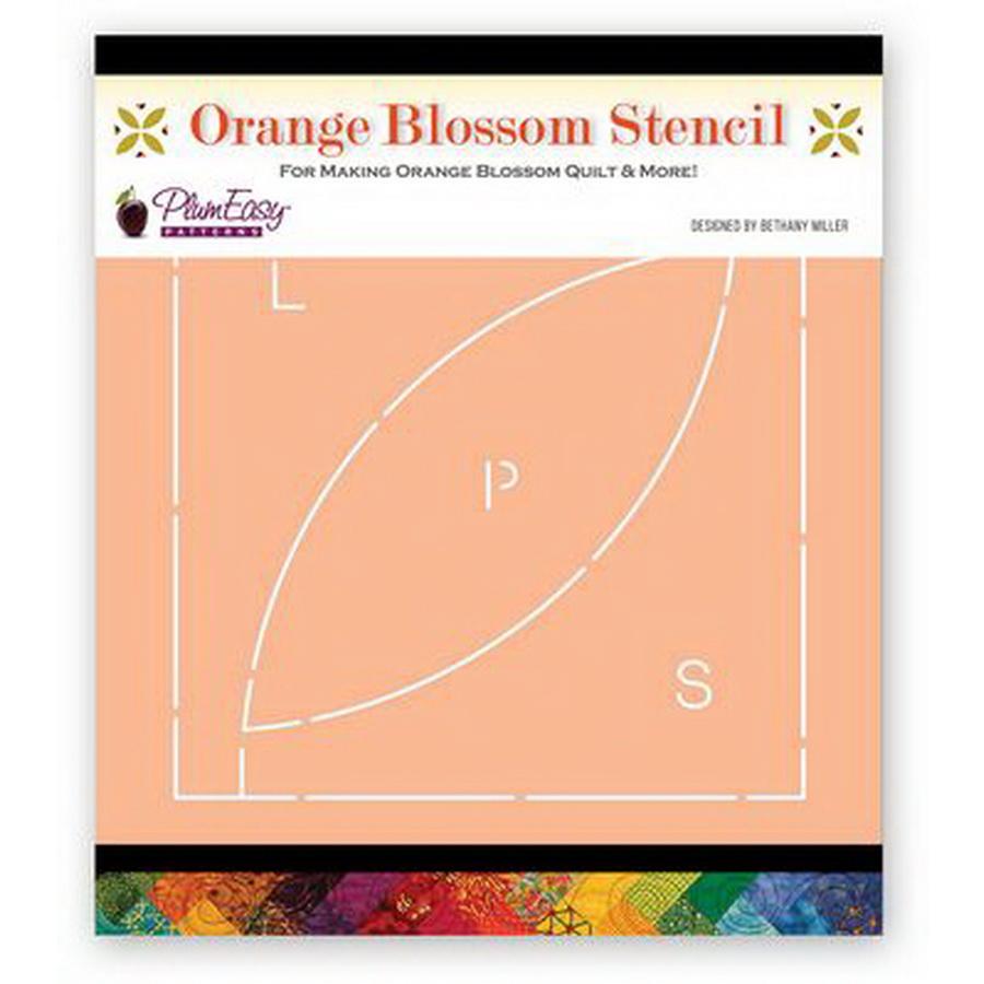 Orange Blossom Stencil - Sewingmachinesplus.com