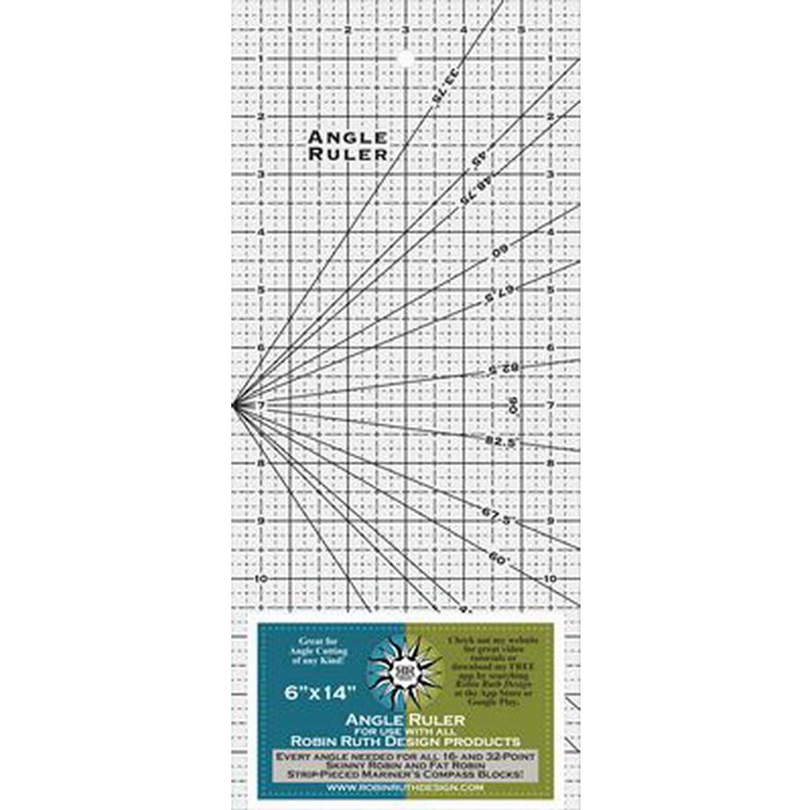 Robin Ruth Design Angle Ruler - Sewingmachinesplus.com