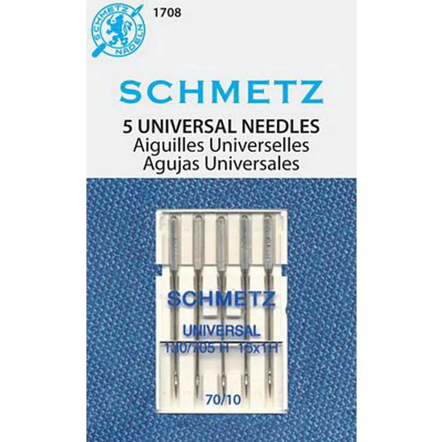 Schmetz Universal 5 Pack sz10/70 - Sewingmachinesplus.com