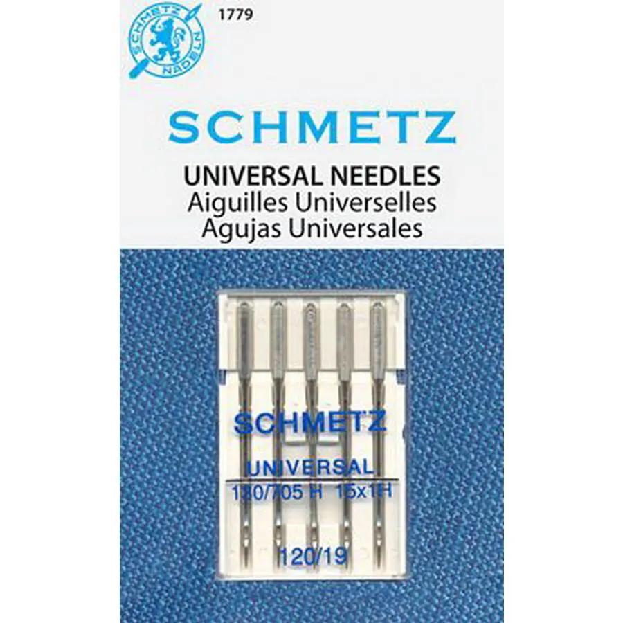 Schmetz Universal 5pk sz19/120 BOX10 - Sewingmachinesplus.com