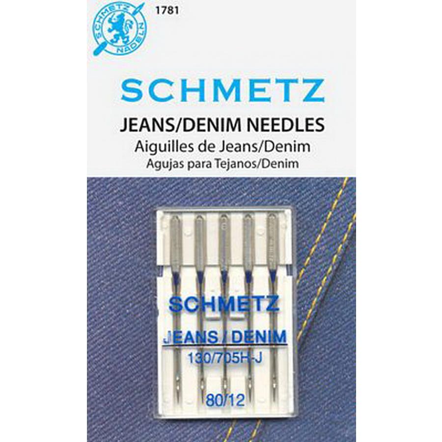 Schmetz Denim 5 Pack sz12/80 - Sewingmachinesplus.com