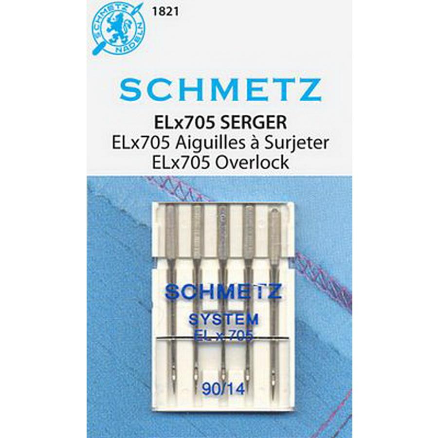 Schmetz ELX705 Serger Needle 5 - Pack Size 90/14 BOX10 - Sewingmachinesplus.com