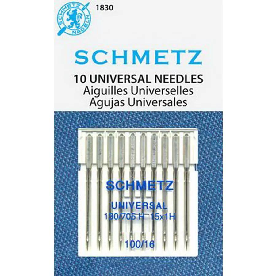Schmetz Universal 10pk s16/100 BOX10 - Sewingmachinesplus.com