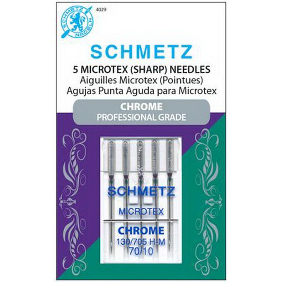 Schmetz Chrome Microtex 70/10 - Sewingmachinesplus.com