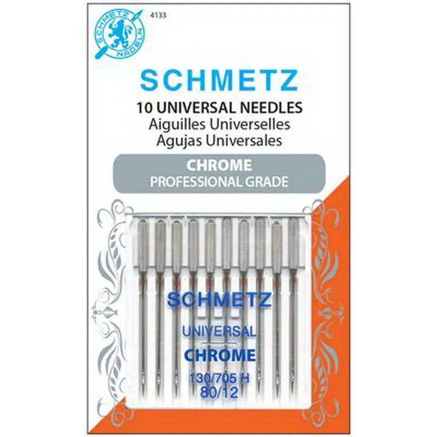 Schmetz Chrome Universal 80/12 (Box of 10) - Sewingmachinesplus.com