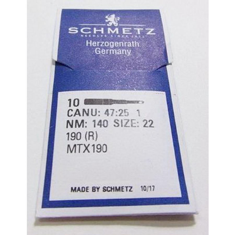 Schmetz 190R sz140/22 10/pkg - Sewingmachinesplus.com