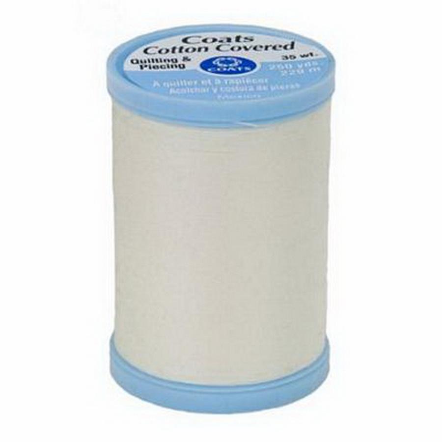 Coats & Clark Coats Cotton Covered Thread 250yds Winter White (Box of 3) - Sewingmachinesplus.com