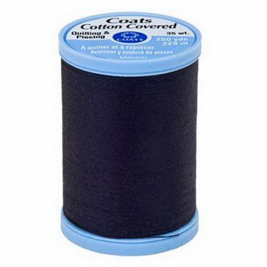 Coats & Clark Coats Cotton Covered Thread 250yds Navy (Box of 3) - Sewingmachinesplus.com