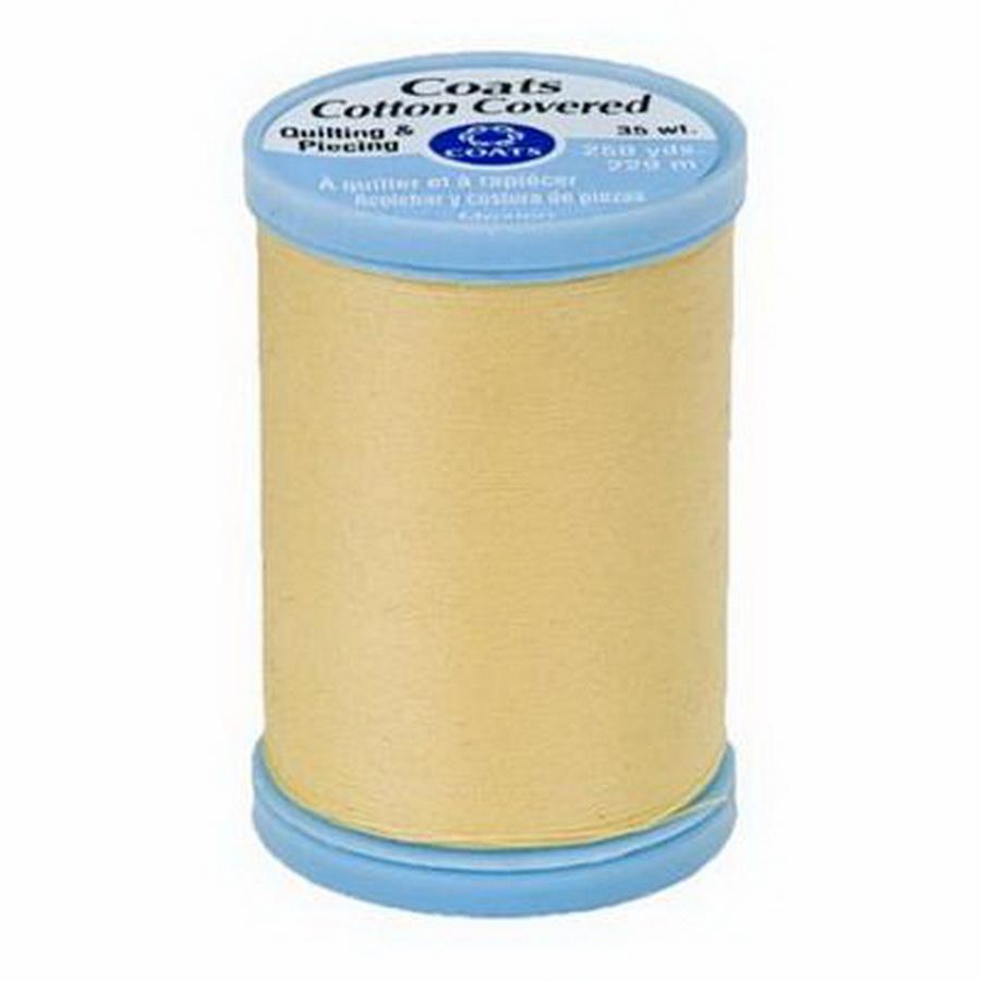 Coats Cotton Covered Thread 250yds, Yellow - Sewingmachinesplus.com