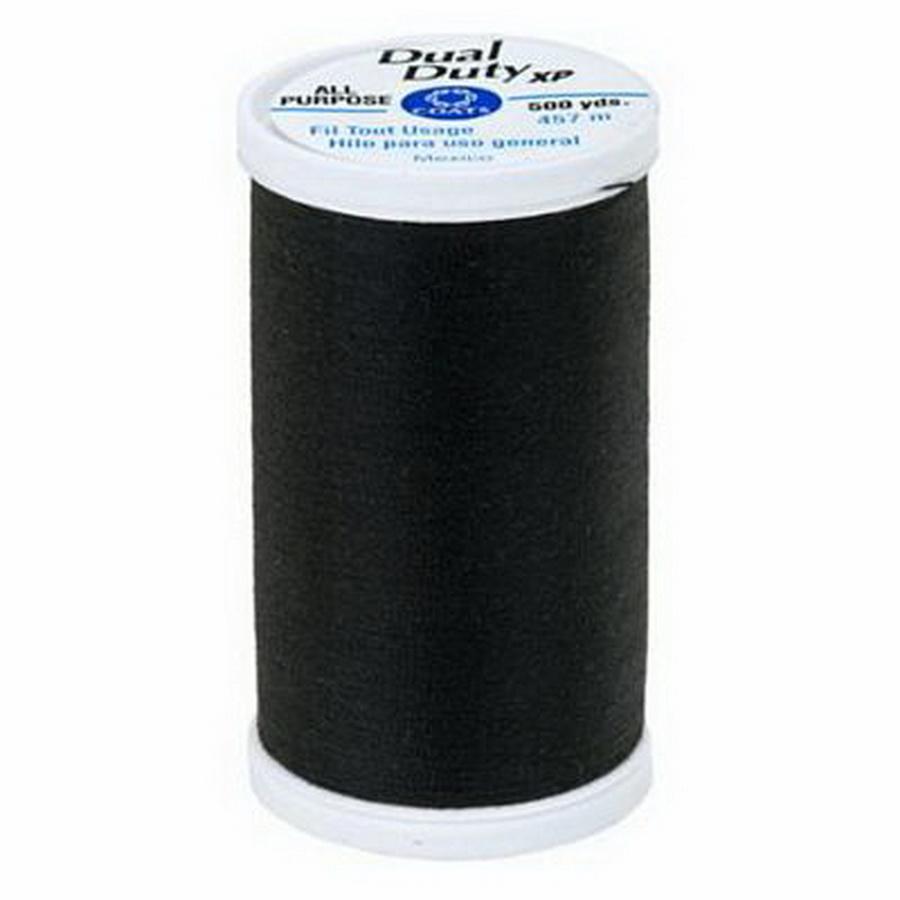 Dual Duty XP 500yds 3/box, Black - Sewingmachinesplus.com