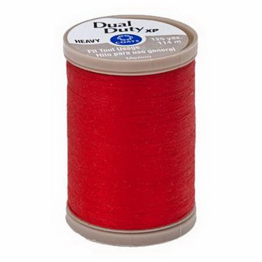 Dual Duty XP Heavy 125yds 3/box, Red - Sewingmachinesplus.com