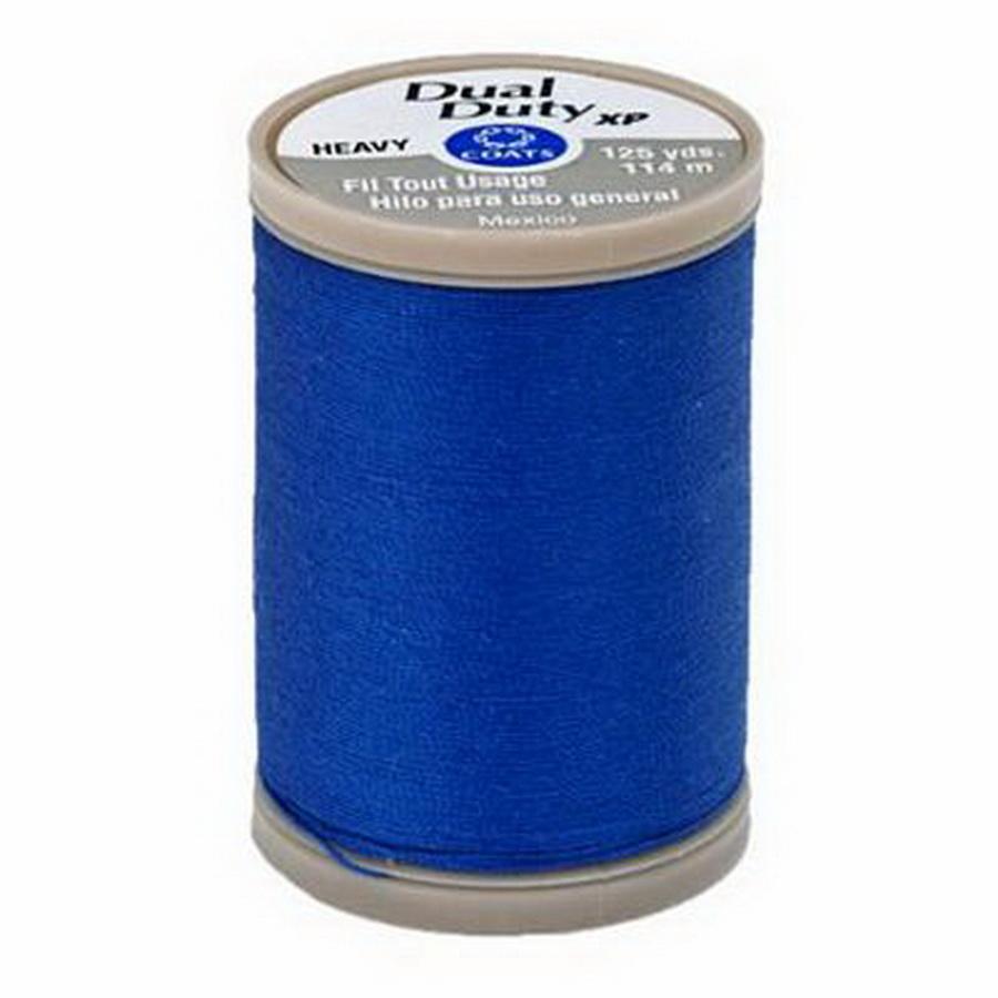 Coats & Clark Dual Duty XP Hvy 125yds Monaco Blue (Box of 3) - Sewingmachinesplus.com