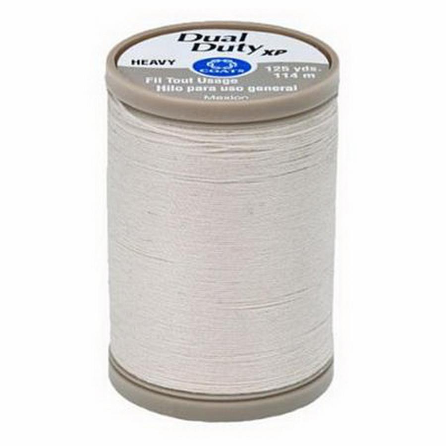 Coats & Clark Dual Duty XP Hvy 125yds Natural (Box of 3) - Sewingmachinesplus.com