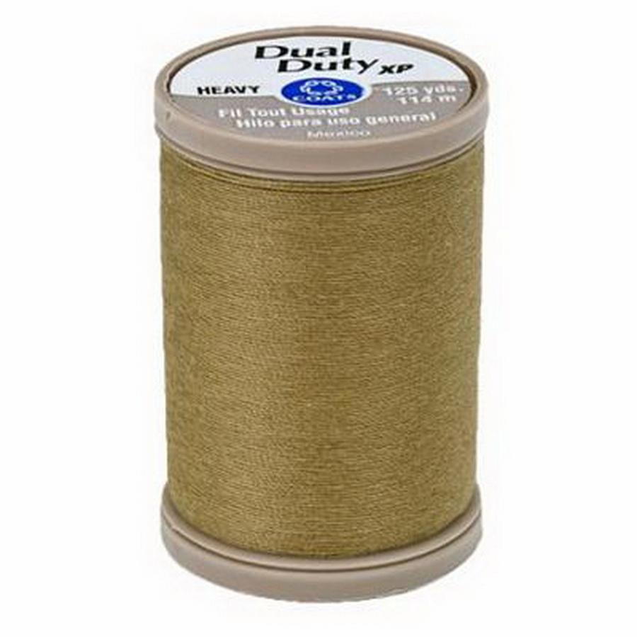 Dual Duty XP Heavy 125yds 3/box, Dark Khaki - Sewingmachinesplus.com