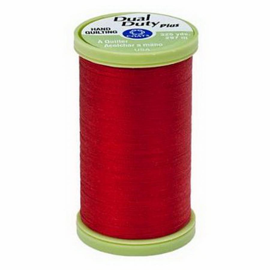 Coats & Clark Dual Duty Plus 325 yds Red (Box of 3) - Sewingmachinesplus.com