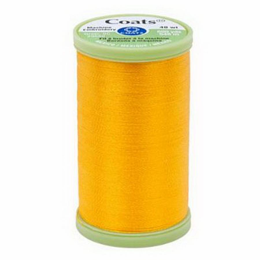 Coats Machine Embroidery 600yd, Spark Gold - Sewingmachinesplus.com