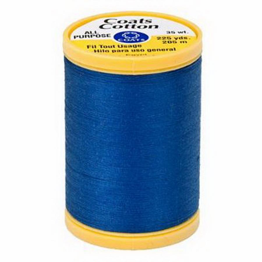 Coats & Clark Coats Cotton 225yds 3/Box Yale Blue (Box of 3) - Sewingmachinesplus.com