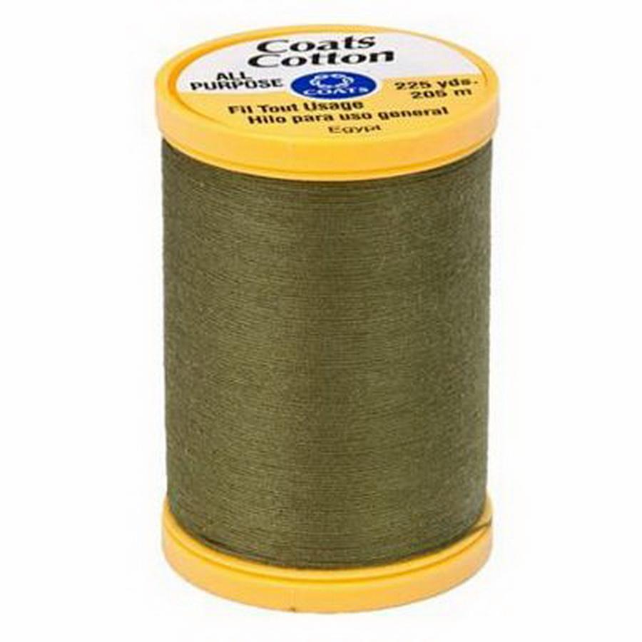 Coats & Clark Coats Cotton 225yds 3/Box Bronze Green (Box of 3) - Sewingmachinesplus.com