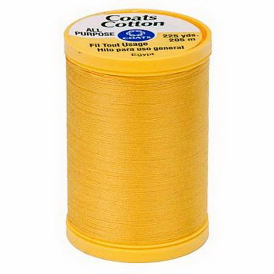 Coats Cotton 225yds 3/box, Spark Gold - Sewingmachinesplus.com