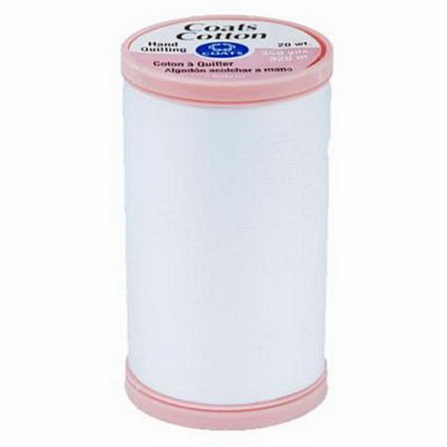 Coats Quilting 350yds 3/box, White - Sewingmachinesplus.com