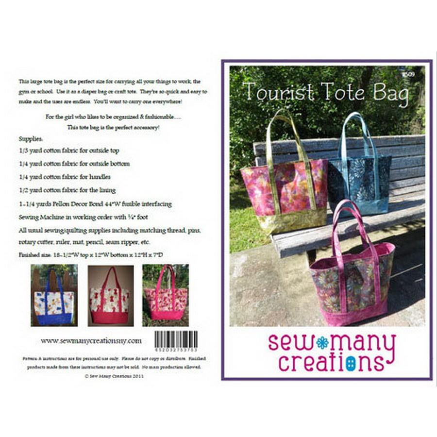 Tourist Tote Bag Pattern - Sewingmachinesplus.com