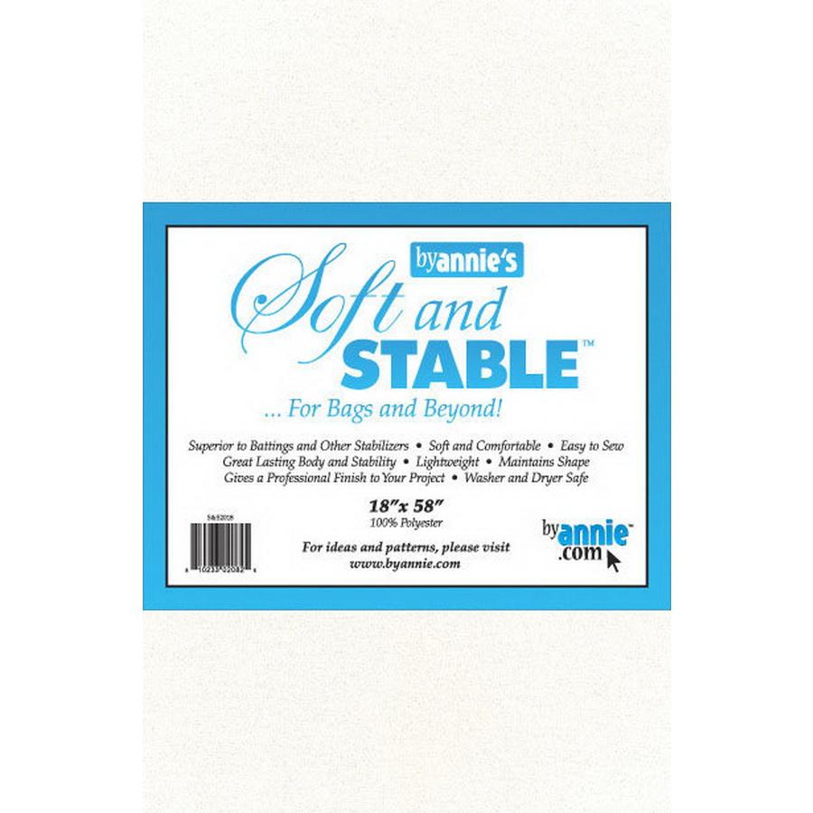 Soft & Stable 18inx58in Whit - Sewingmachinesplus.com