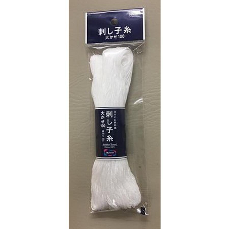 Emma Creation Sashiko Thread Large Skein 111yds White