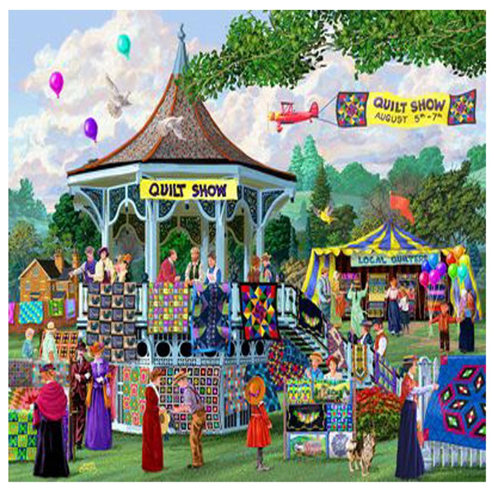 Summer Quilt Show 1000 pc Puzzle - Sewingmachinesplus.com