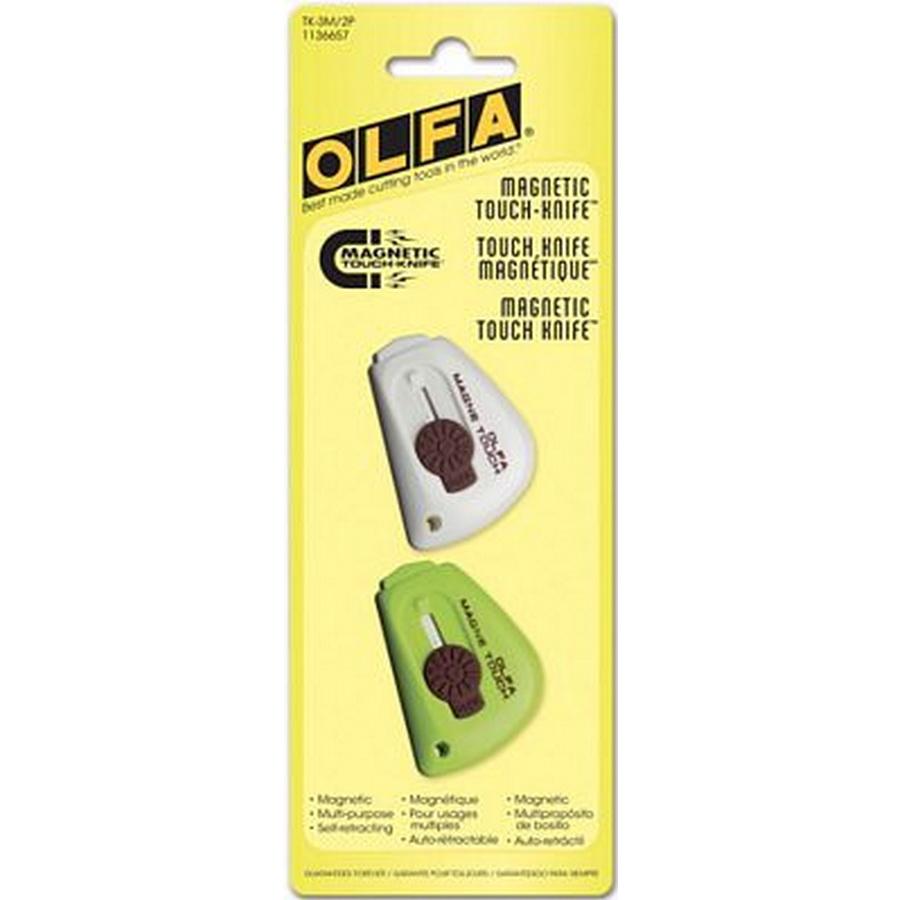 Olfa Magnetic Touch Knife 2ct
