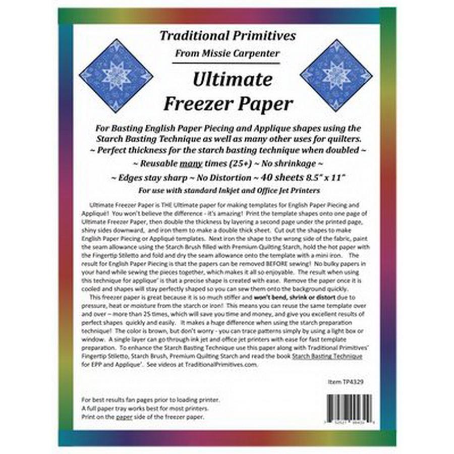 UltimateFreezePaper40Sheets - Sewingmachinesplus.com
