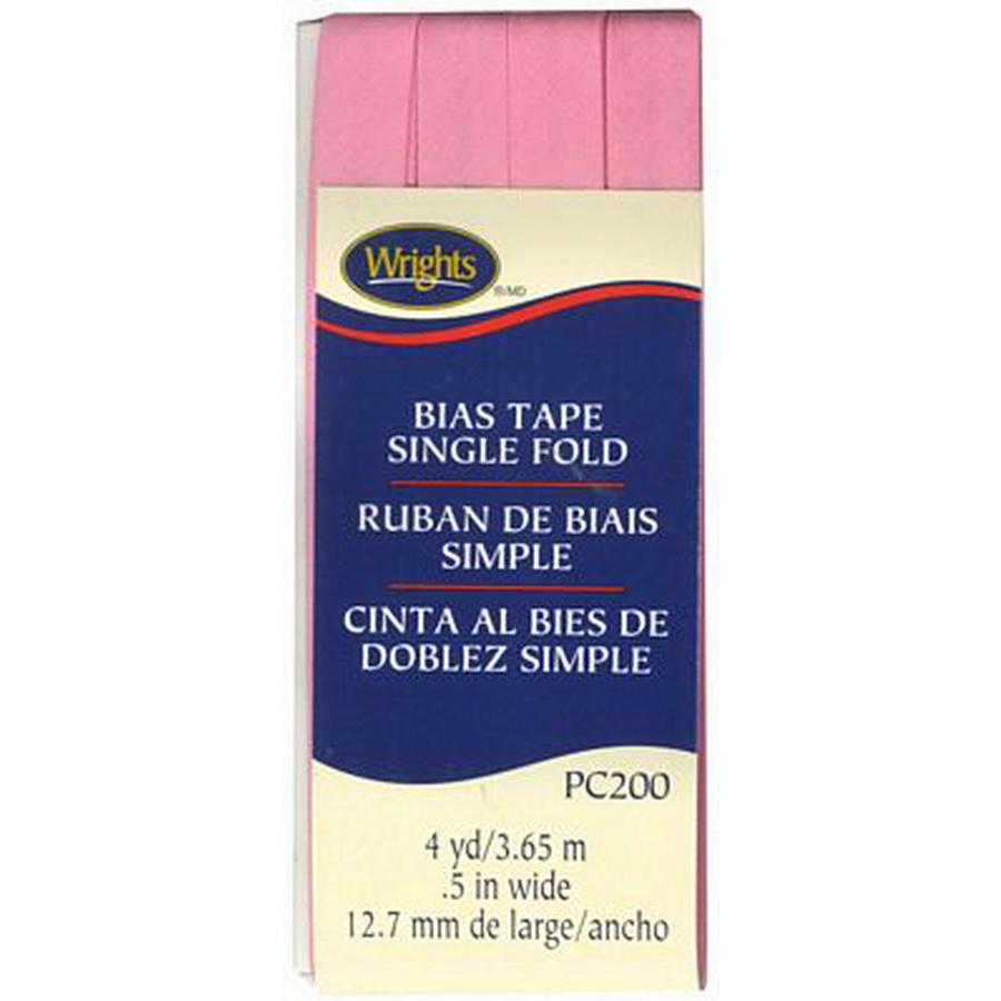 Bias Tape SF 1/2in 4yd Pink - Sewingmachinesplus.com