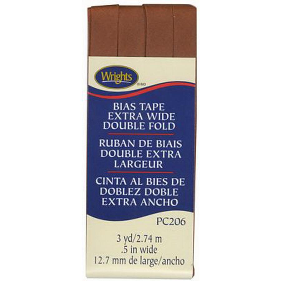 Bias Tape X Wide Double Fold Spice (Box of 3) - Sewingmachinesplus.com