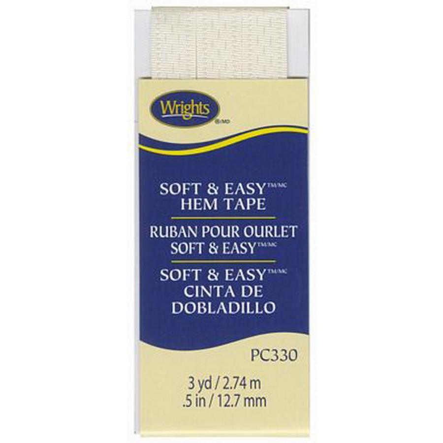 Soft & Easy Hem Tape .5inx3yds Oyster (Box of 3) - Sewingmachinesplus.com