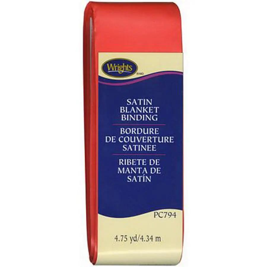 Satin Blanket Binding Neon Red - Sewingmachinesplus.com