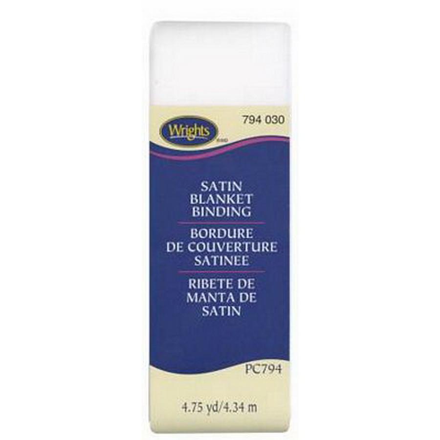 Satin Blanket Binding White (Box of 3) - Sewingmachinesplus.com