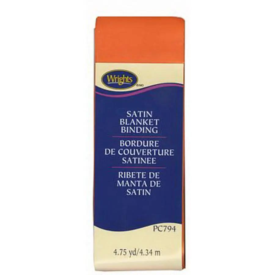 Satin Blanket Binding Orange - Sewingmachinesplus.com