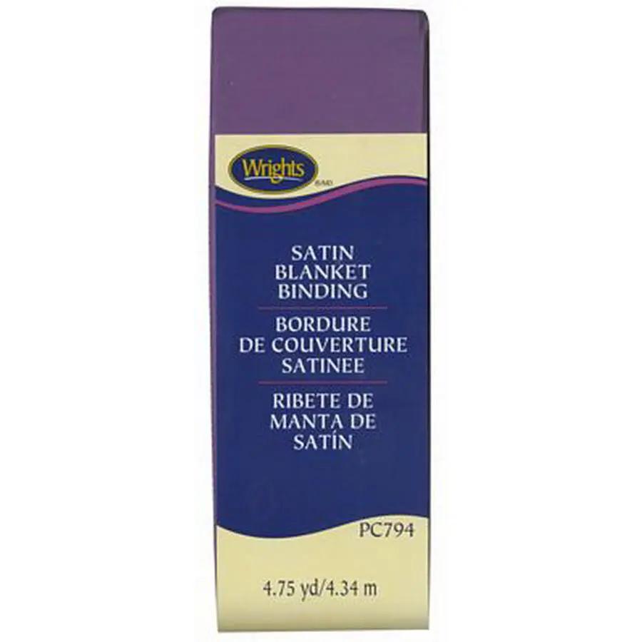 Satin Blanket Binding Purple - Sewingmachinesplus.com