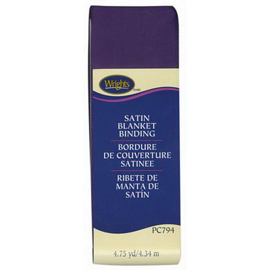 Satin Blanket Binding Plum (Box of 3) - Sewingmachinesplus.com