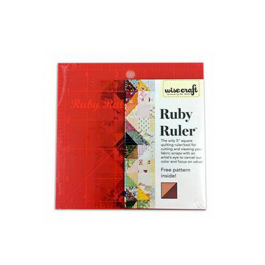 Ruby Ruler (TM) 5.5 in - Sewingmachinesplus.com