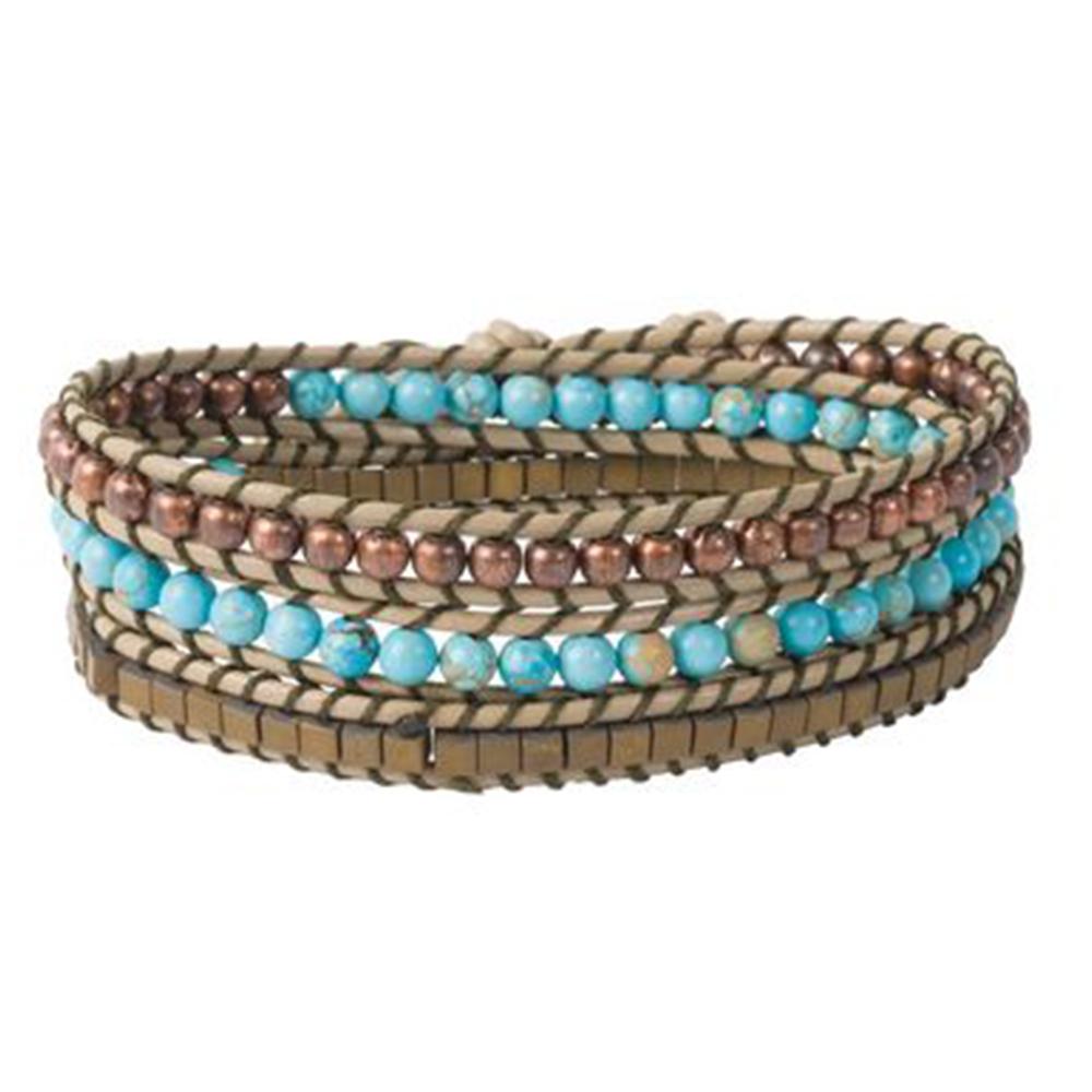 Wrap Bracelet Kit Turquoise - Sewingmachinesplus.com