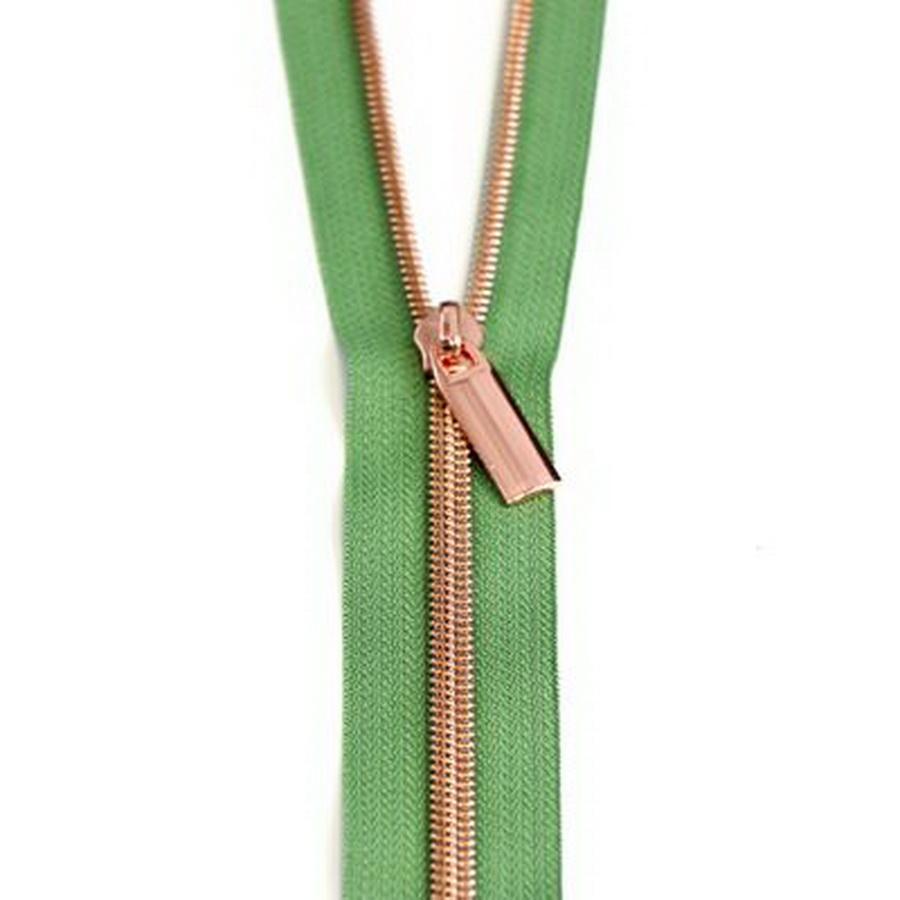 #5 Zippers by the Yard Magnolia Rose Gold