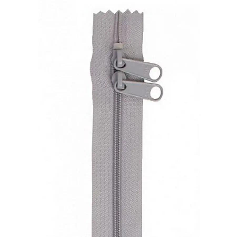 Handbag Zippers 30" Double Slide - Pewter - Sewingmachinesplus.com