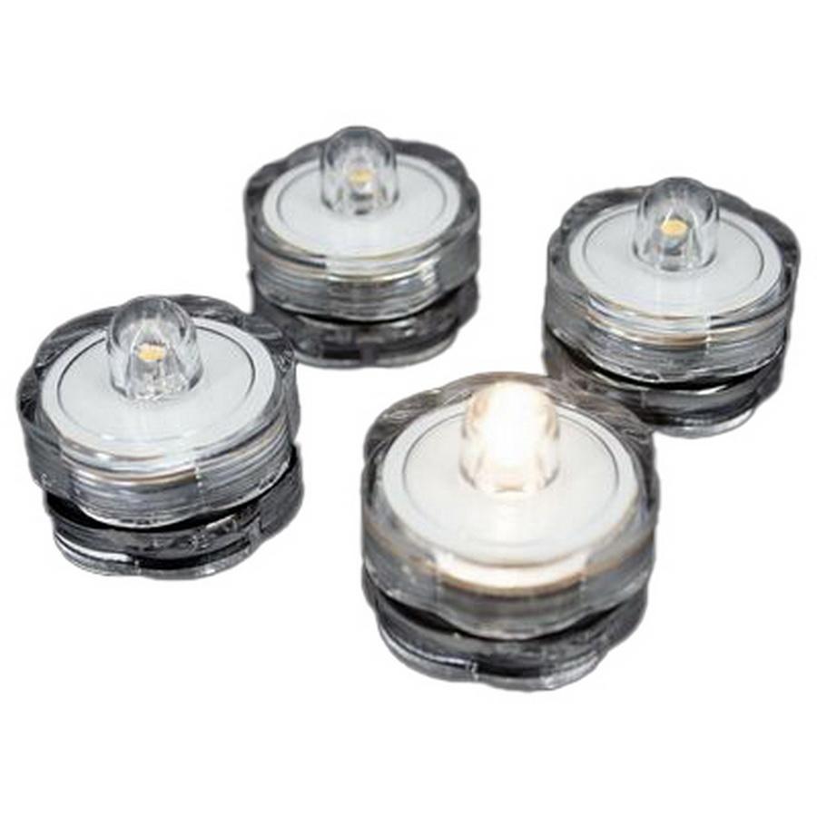 Pack of 4 LED cool white tealights - Sewingmachinesplus.com