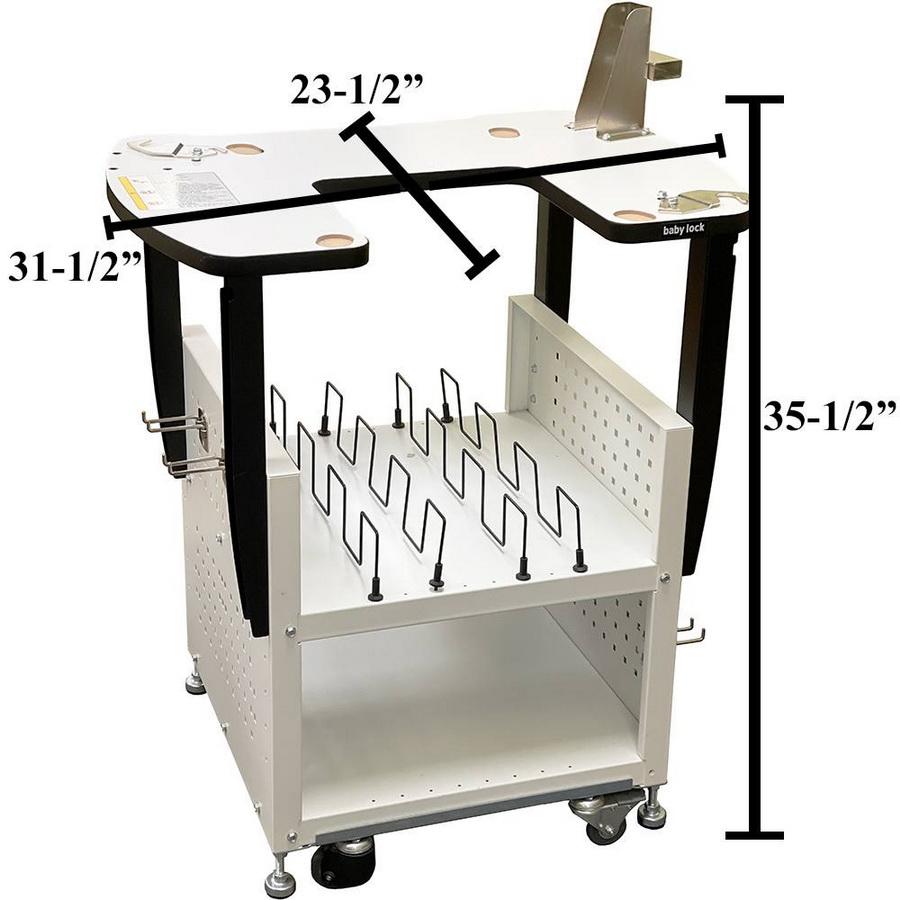 Baby Lock Deluxe Multi - Needle Embroidery Machine Stand (ALSTAND) - Sewingmachinesplus.com