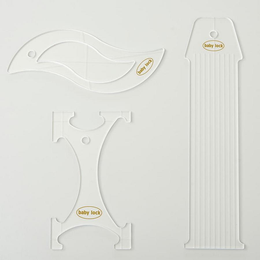 Baby Lock 1/4 inch Basic Ruler Set - High Shank and Long Arm - Sewingmachinesplus.com