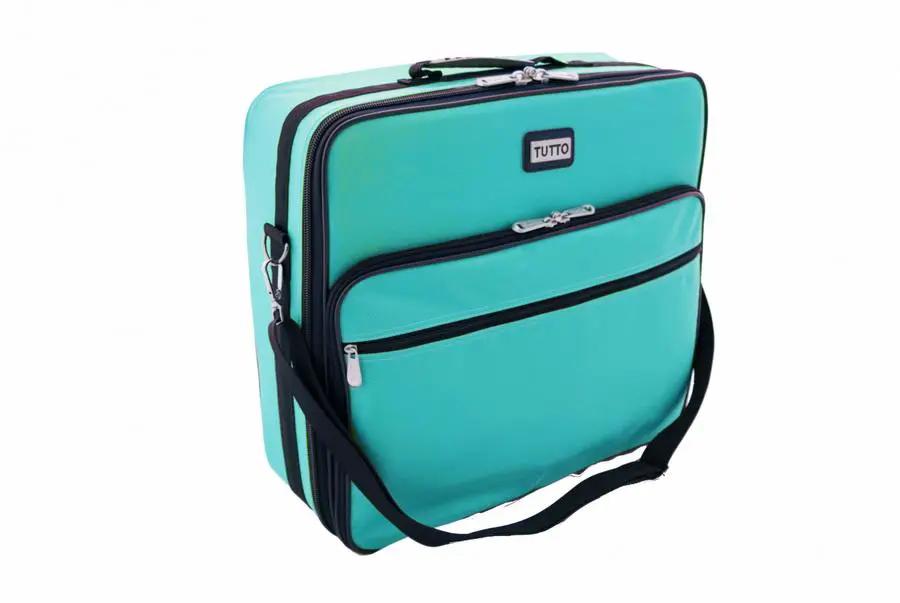 Tutto 19in Embroidery Project Bag - Turquoise - Sewingmachinesplus.com