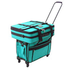 Tutto 19in Embroidery Project Bag - Turquoise - Sewingmachinesplus.com